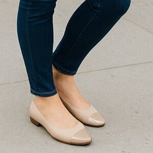 Dolce Vita Melanie Toe Cap Ballet Flats Size 8 New With Tag